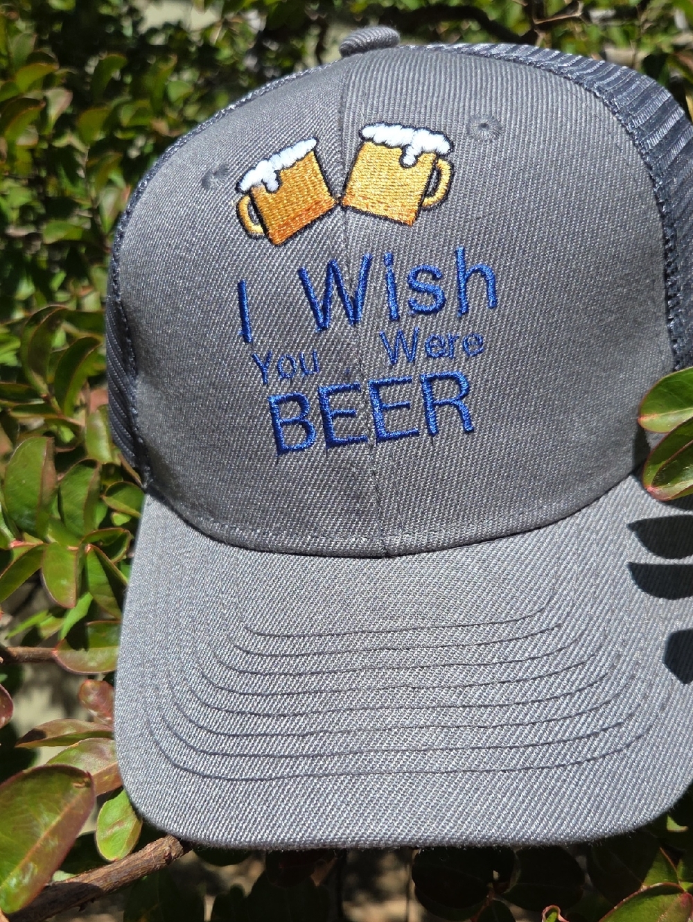 Gray Trucker Hat
